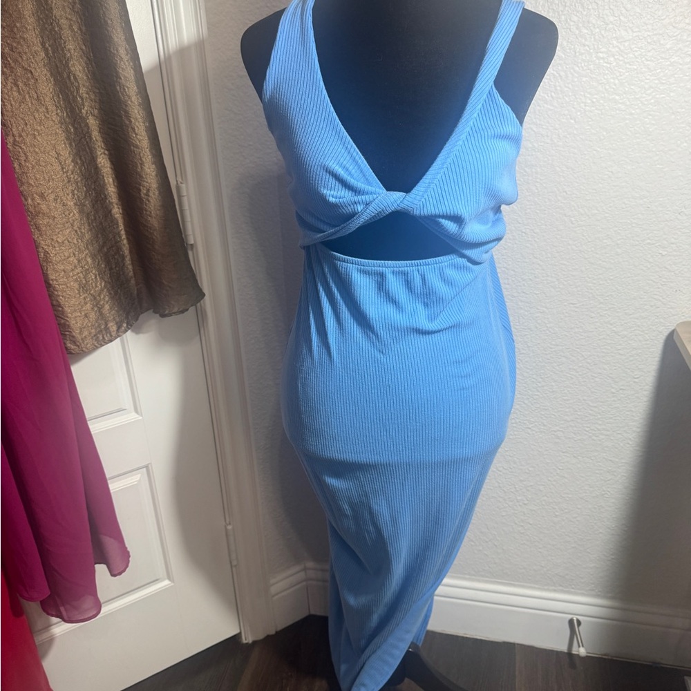 L*Space Light Blue Ribbed Garment